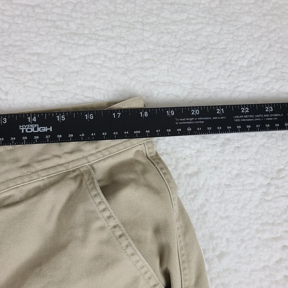Polo‎ Ralph Lauren Cargo Pants Mens 36x30 Beige 100% Cotton Trousers Slacks VTG